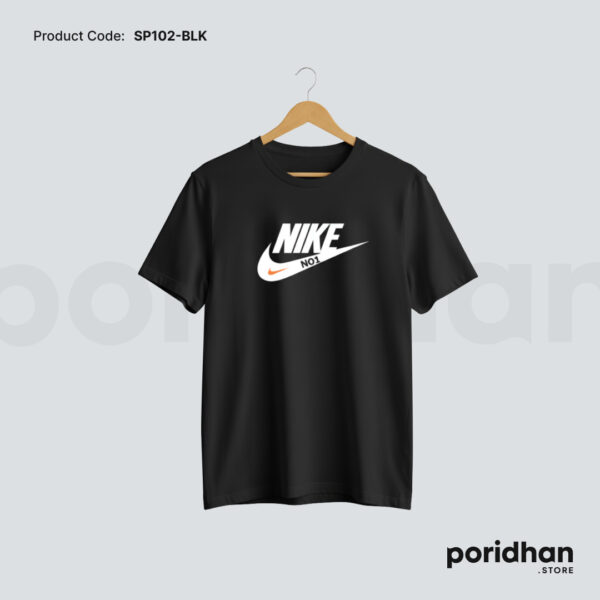 everyday sport active tee in black color for men by Poridhan Store