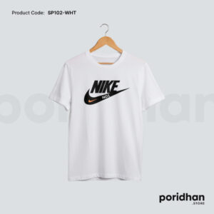 everyday sport active tee in white color for men by Poridhan Store