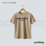 premium luxury comfort tee for men light brown color by Poridhan Store