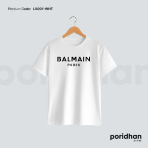 premium luxury comfort tee for men white color by Poridhan Store