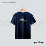 sport essential training tee in navy blue color for men by Poridhan Store