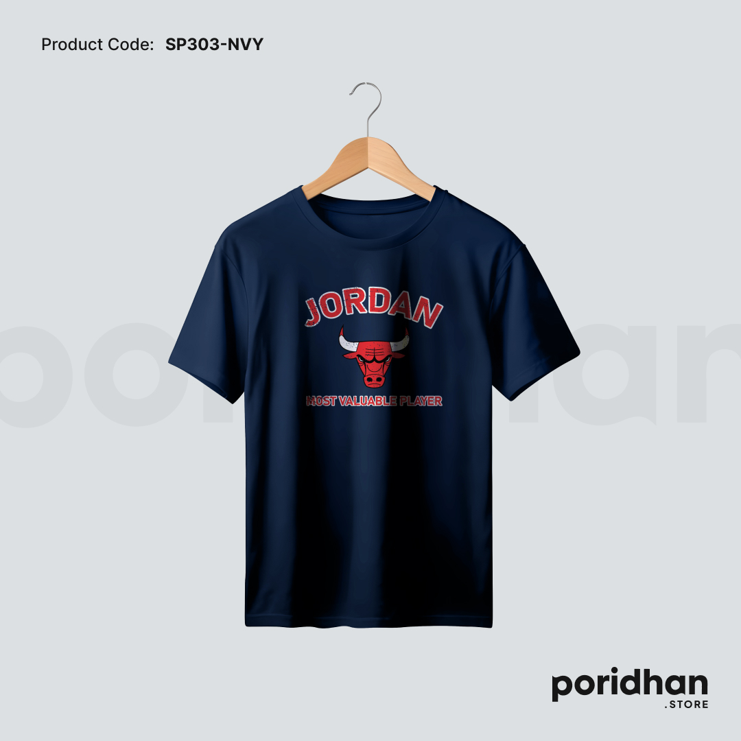 sport ready breathable tee in navy blue color for men by Poridhan Store