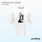 Cat Typography | Premium Oversized Dropshoulder Tee